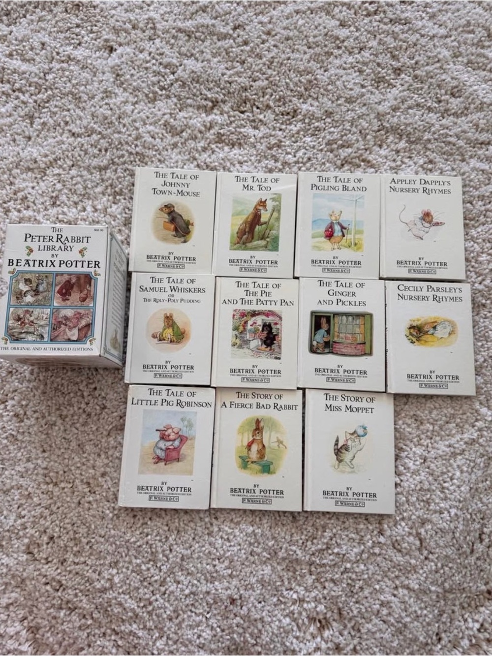 The Peter Rabbit Library Beatrix Potter Volume 1-23 Set 1989 Vintage Books - Picture 6 of 7